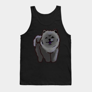 Black Chow Chow Tank Top